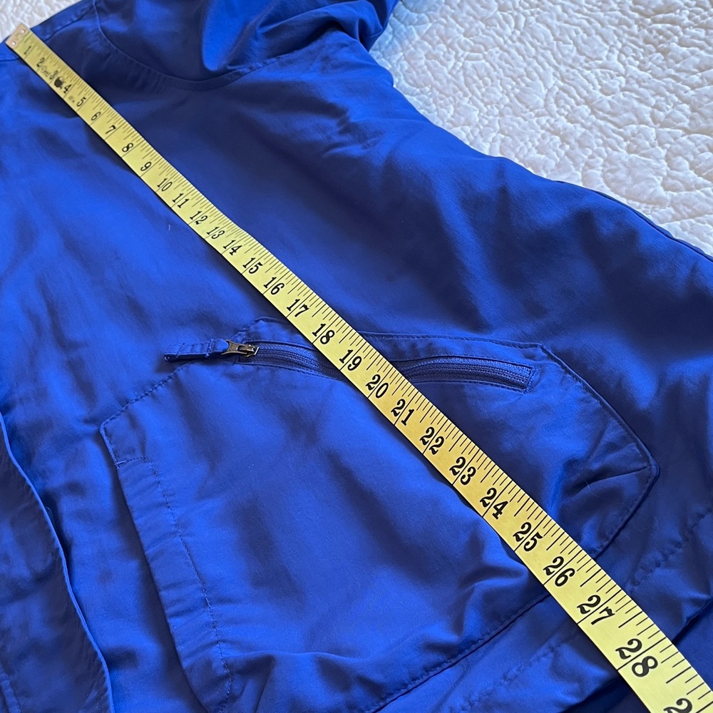 Lands End Outfitters Fleece‎ Jacket Adjustable Seat Protection Women's 1X Blue - Picture 15 of 16